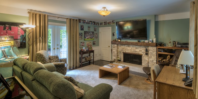 Bedford Man Cave Media Room Renovation Victoria BC